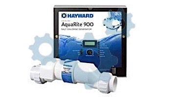 Hayward AquaRite 900 Salt Generator Complete 40,000 Gallons | Power Center and Extended Life TurboCell | AQR940