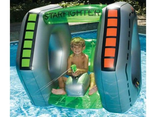 Swimline Starfighter Ride-On Float with Squirter | 4/Case | 90753