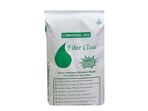 Fiber Clear Cellulose Powder Filter Media | Replaces Diatomaceous Earth | 25 lbs. | FCC-025