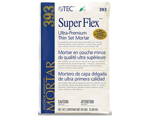TEC Super Flex Premium Latex Modified Thin Set Mortar | White | 33-0039-3111