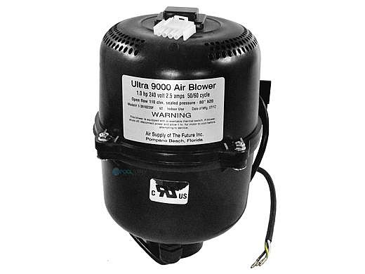 Air Supply Ultra 9000 Blower | 1HP 240V 2.4 AMPS | 3910220 3910220F 3910231