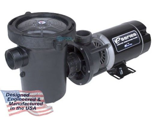 Waterway Center Discharge 48-Frame 1HP Above Ground Pool Pump 115V | 3' NEMA Cord | 3410413-1549