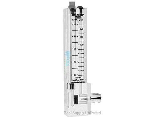 Blue White Flowmeter 40-150GPM TUBEUP 2" | U-30200T