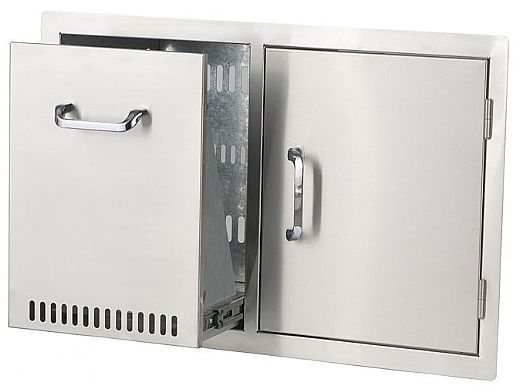 Bull Outdoor Products Propane Drawer/Single Door Combo | 65784
