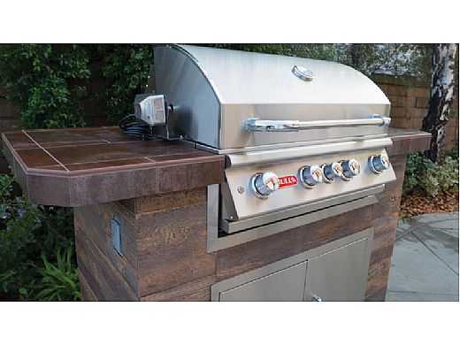 Bull Barbecue Angus 30" 4-Burner Stainless Steel Built-In Natural Gas Grill with Lights | 47629