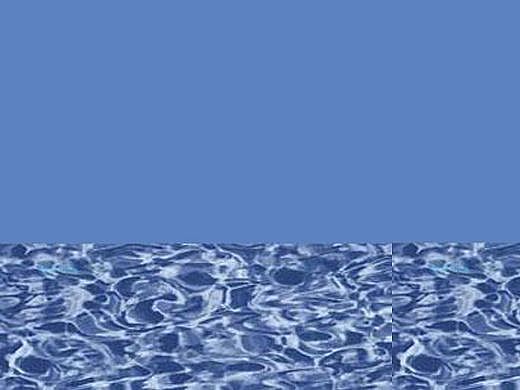 Swimline 2000 Series Standard Gauge 24' Round Print Bottom Overlap Liner | LI2448MB