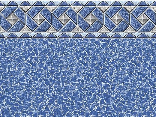 Sonoma 12x21' Oval Standard Gauge Unibead 48" Tall Liner | LI1221OTU