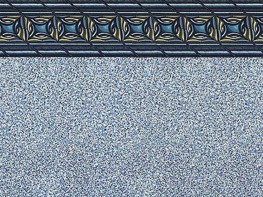 Pacific Realm 24' Round Standard Gauge Unibead 48" Tall Liner | LI2448MDU