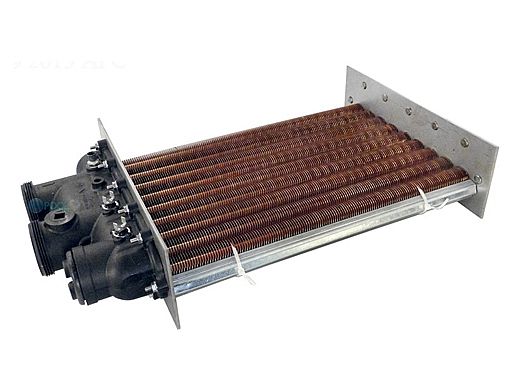 Raypak Cupro Nickel Heat Exchanger with Polymer Heads | Prior to 7-13 | 010358F