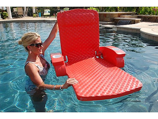 super soft adjustable recliner pool lounger