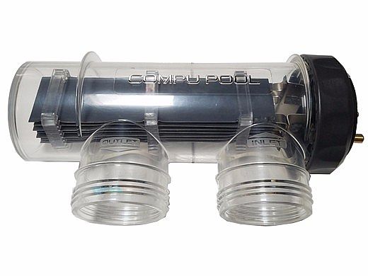 CompuPool OEM Replacement Salt Cell with Housing for CPSC36 | 7-Blade for up to 40,000 Gallons | JD363130D-COMPL
