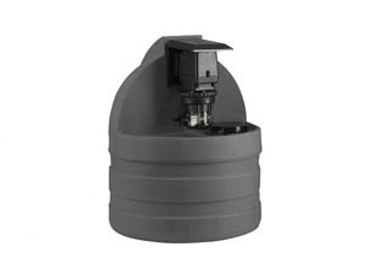 Stenner Pumps Tank System | Single Head Adjustable Output Peristaltic Pump | 15 Gallon Gray Tank | 220V | S1G45MJL1B2STAA