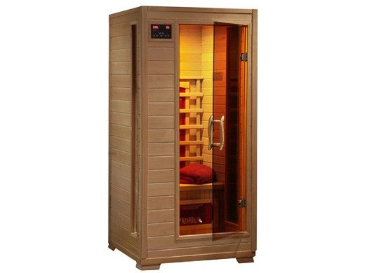 HeatWave Buena Vista 1-2 Person Hemlock Infrared Sauna with 3 Ceramic Heaters | SA2400