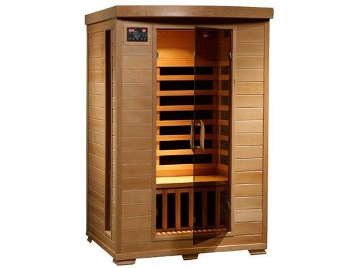 HeatWave Coronado 2-Person Hemlock Deluxe Infrared Sauna with 6 Carbon Heaters | SA2409