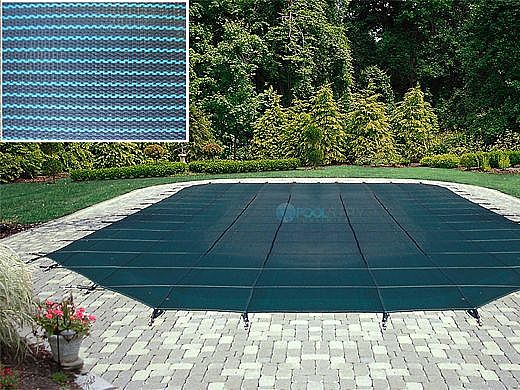 Arctic Armor 18-Year Standard Mesh Safety Cover | Rectangle 15' x 30' Green | WS320G