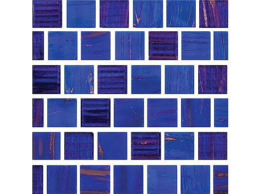 National Pool Tile Canyon Gems 1x1 Glass Tile | Blue Quartz | 201-021