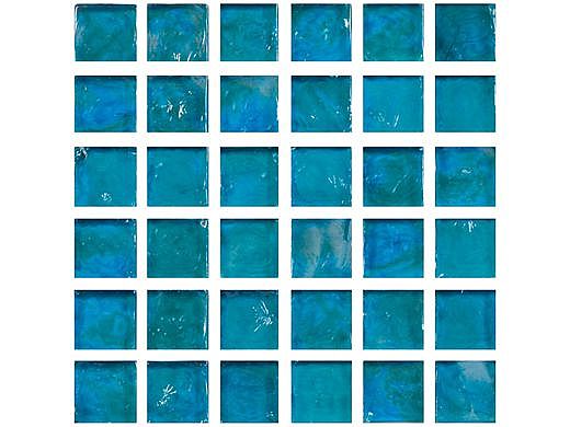National Pool Tile Arctic 1x1 Glass Series Pool Tile | Lagoon | AT083