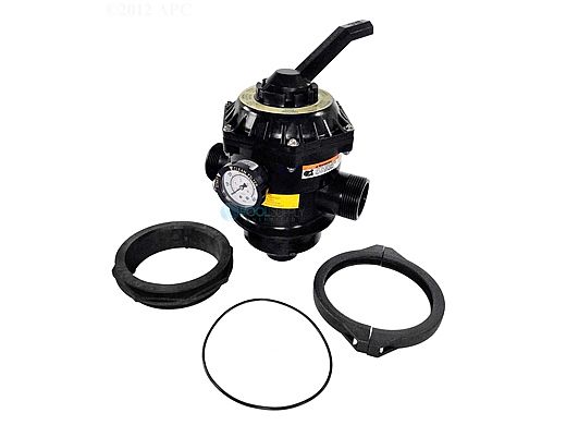 Pentair Tagelus Hi-Flow 1.5" Threaded Top Mount Backwash Valve with Top Mount Adapter | 262504