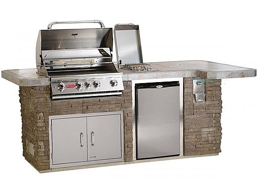 Bull Outdoor Products BBQ Island in Stucco | 31014