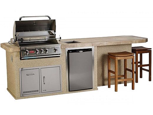 Bull Outdoor Products Culinary Q Island in Stucco | 31045