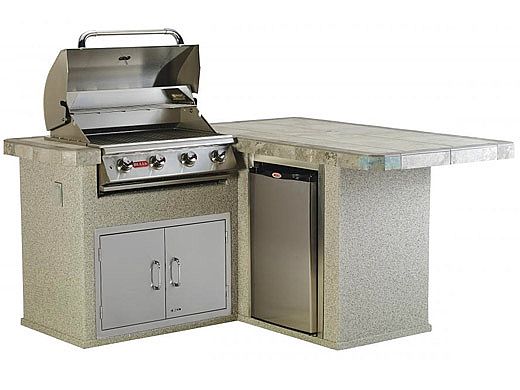 Bull Outdoor Products Little Q Island in Stucco | 31046