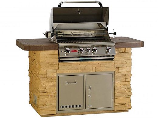Bull Outdoor Products Master Q Island in Stucco | 31004
