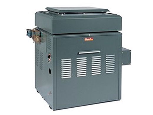 Raypak Raytherm P514 Commercial Swimming Pool Heater without Top | Propane Gas 511,500 BTUH | 001401