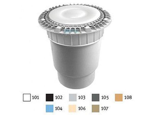 AquaStar 8" Suction Outlet Cover with 6" Spigot | 8AVWR101F