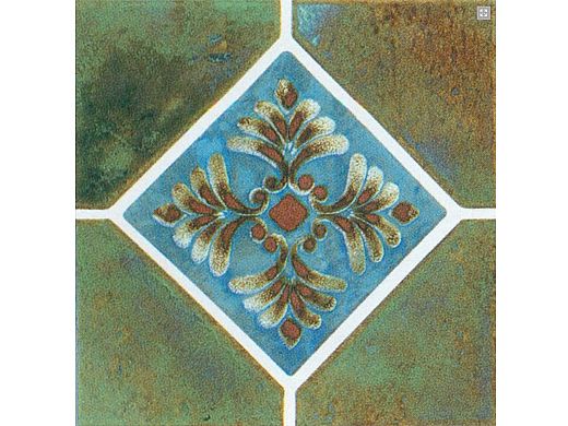 Fujiwa Tile Joya Akron Series Pattern Tile | Verde | JOYA501