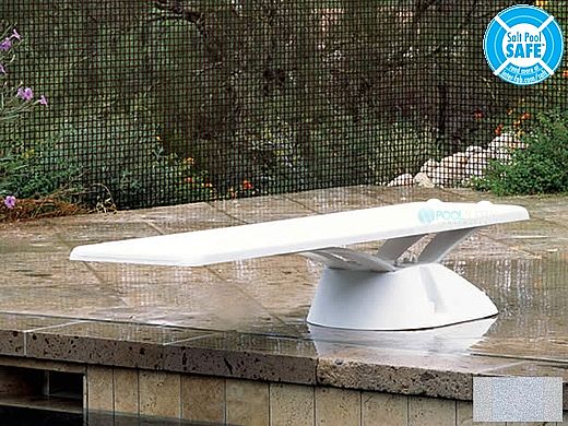 Inter-Fab Edge Base with Edge aquaBoard Board Complete | 6' Gray with Gray Top Tread and Gray Base | EDGE6-9-KIT