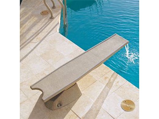 Inter-Fab T7 Complete Diving System 7' with Waterfall and LED Lighting System with Transformer | Mont Blanc | T7-NWLED-54-C