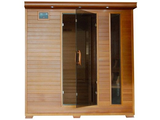 HeatWave Great Bear 6-Person Cedar Infrared Sauna with 10 Carbon Heaters | SA1323