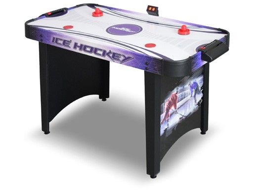Hathaway Hat Trick 4-Foot Air Hockey Table with LED Scoring | NG1015H BG1015H