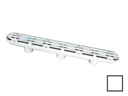 AquaStar 32" Channel Drain with 3 Port PVC Sump|AV Anti-entrapment Suction Outlet Cover (VGB Series) White | 32CDAVP101