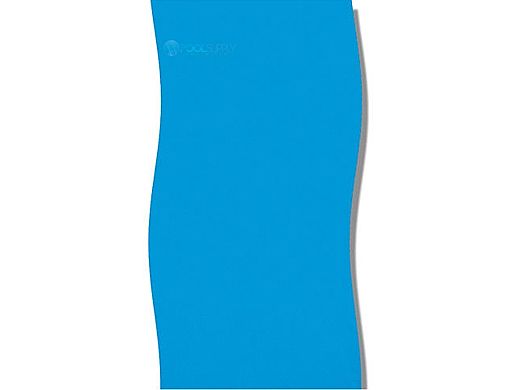 Solid Blue 15'X21' Oval Standard Gauge Overlap Style Liner NL221-20 | LI152120
