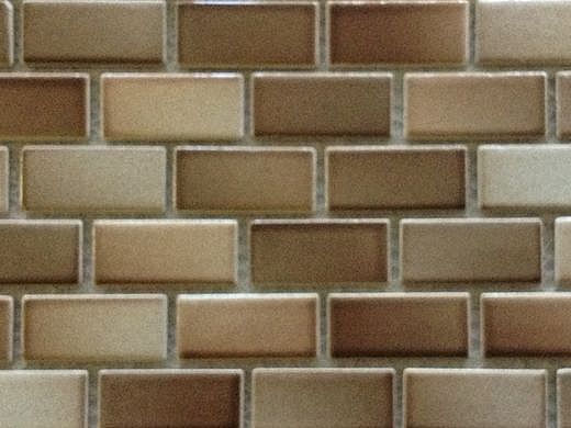 Fujiwa Tile Glasstel Mosaic Series 7/8" x 1-7/8" | Amber | Glasstel-12