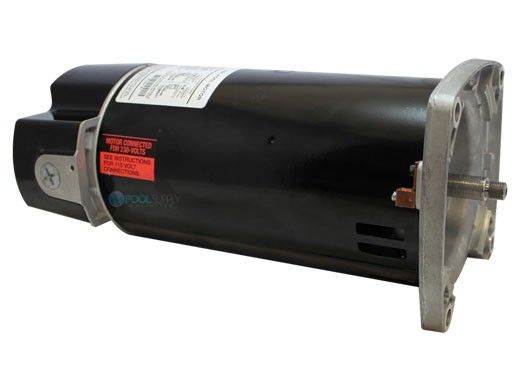 Replacement Square Flange Pool & Spa Motor | .5HP Full-Rated/.75HP Up-Rated | 48 Frame Standard Efficiency | 115/230V | AE100CHL | ESQ1052 | EUSQ1072 | SQ1052 | USQ1072 | HSQ095 | ASQ095