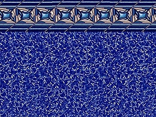 Pacific Diamond 18' Round | Standard Gauge Unibead 48" Tall | J-Hook Style Liner NL939814 | LI1848PDU