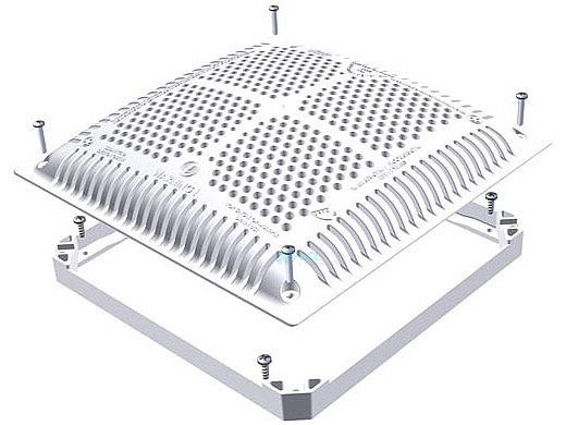 Hayward Frame and Grate 12"x12" High Flow White | WGX1032BHF2