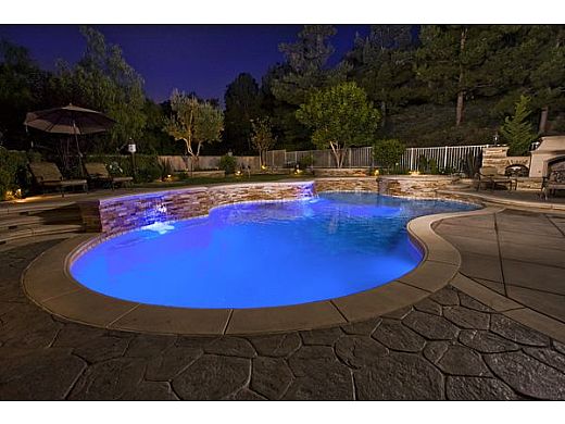 Multi color led pool light new arrivals