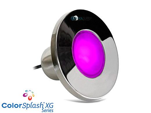 J&J Electronics ColorSplash XG Series Color LED Spa Light | 12V 150' Cord | LPL-S2C-12-150-P