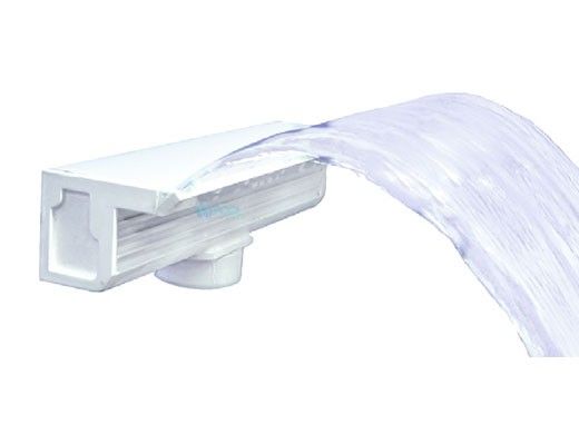 Natural Wonders 18" Arch Waterfall with 1" Lip Bottom Port | White | 25576-190-000