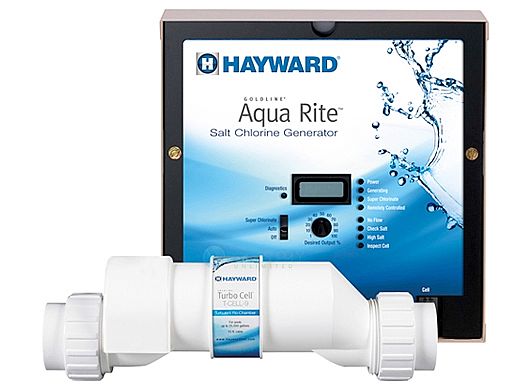 Hayward AquaRite Salt Generator Complete 15,000 Gallons | Power Center and Salt Cell Kit | W3AQR3