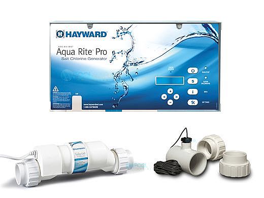 Hayward AquaRite Pro Salt Chlorine Generator 40,000 Gallons | Power Center and Salt Cell Kit | AQR15-PRO