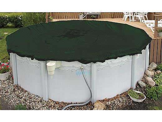 Arctic Armor Winter Cover | 12' Round for Above Ground Pool | 12-Year Warranty | WC800-4