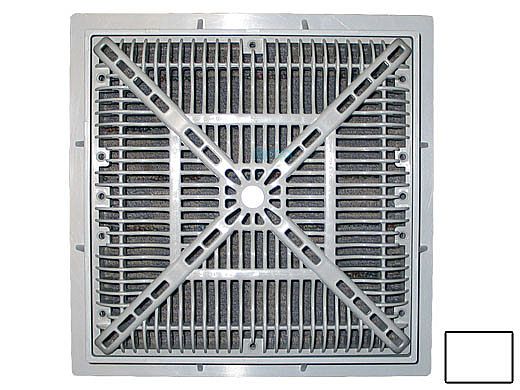 Custom Molded Products Square Pool Drain Frame-Grate | 12