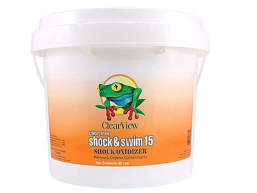 ClearView Chlor Free Shock & Swim 15 | 50 LB | CVCF050