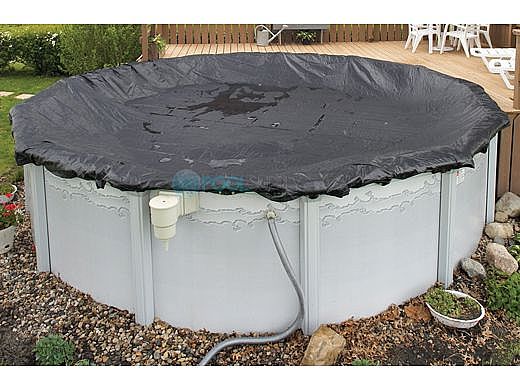 Arctic Armor Rugged Mesh Winter Cover | 12' x 24' Oval for Above Ground Pool | 8-Year Warranty | WC622