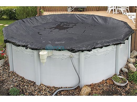 Arctic Armor Rugged Mesh Winter Cover | 16' x 32' Oval for Above Ground Pool | 8-Year Warranty | WC632