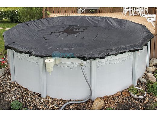 Arctic Armor Rugged Mesh Winter Cover | 18' x 34' Oval for Above Ground Pool | 8-Year Warranty | WC638